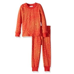 NWT MasalaBaby Organic Cotton Golden Web PJ Set